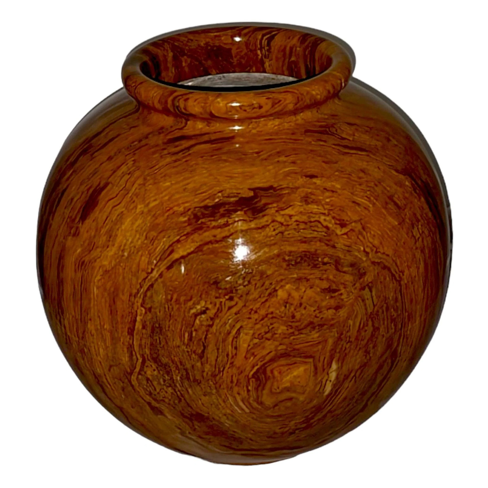 Multi Brown Onyx 12 inch Vase