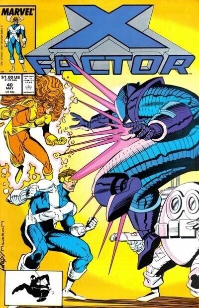 X-Factor (1986) #40 Direct Market VF. Stock Image
