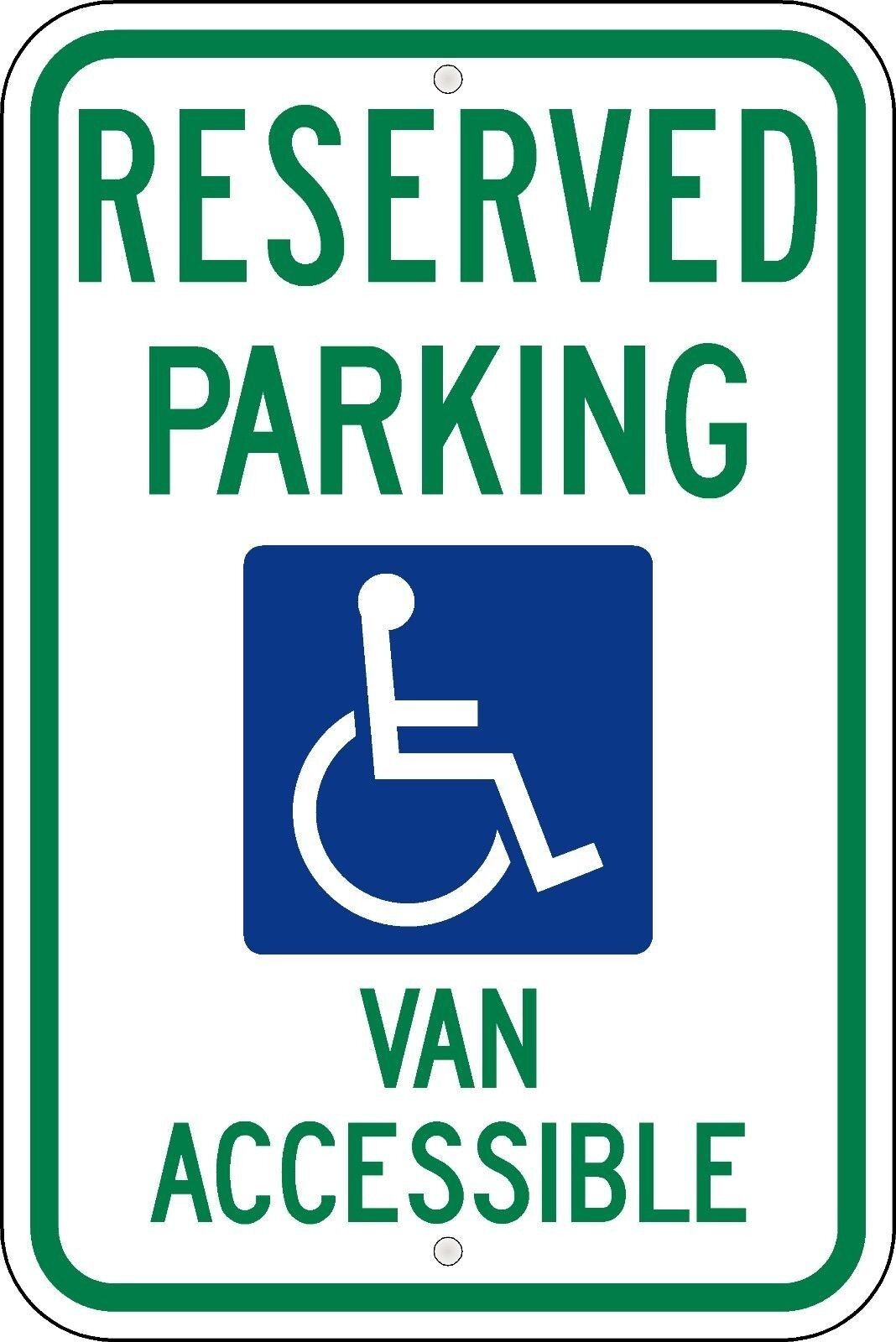 12x18 HANDICAPPED PARKING 3M engineer grade reflective sign