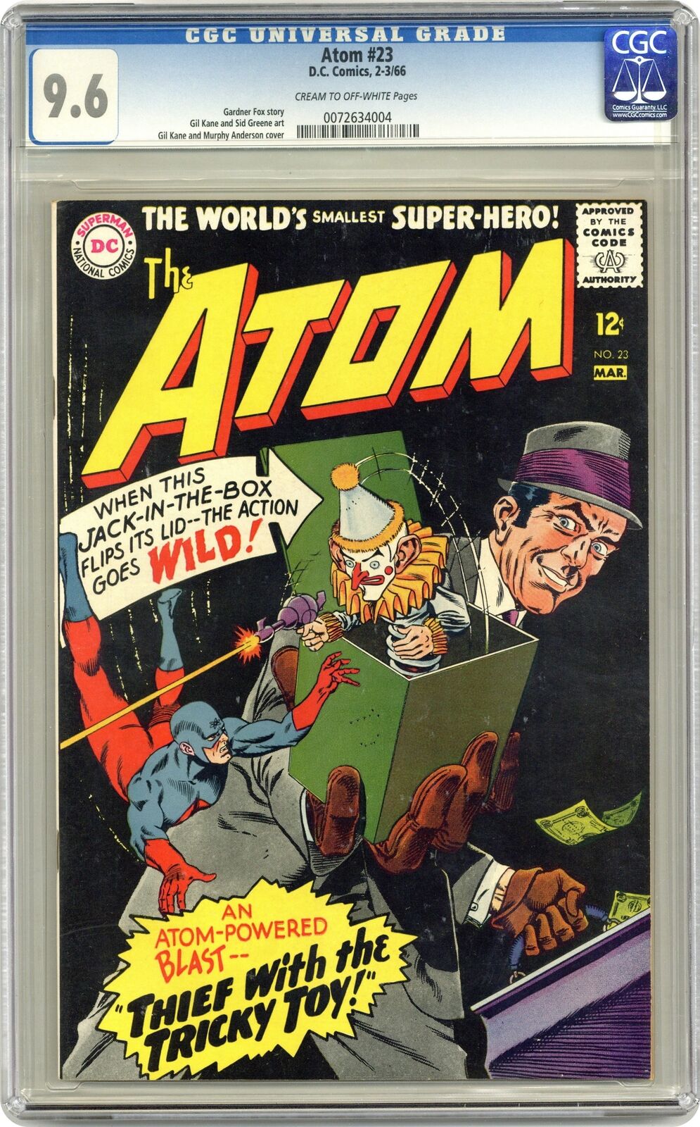 Atom #23 CGC 9.6 1966 0072634004