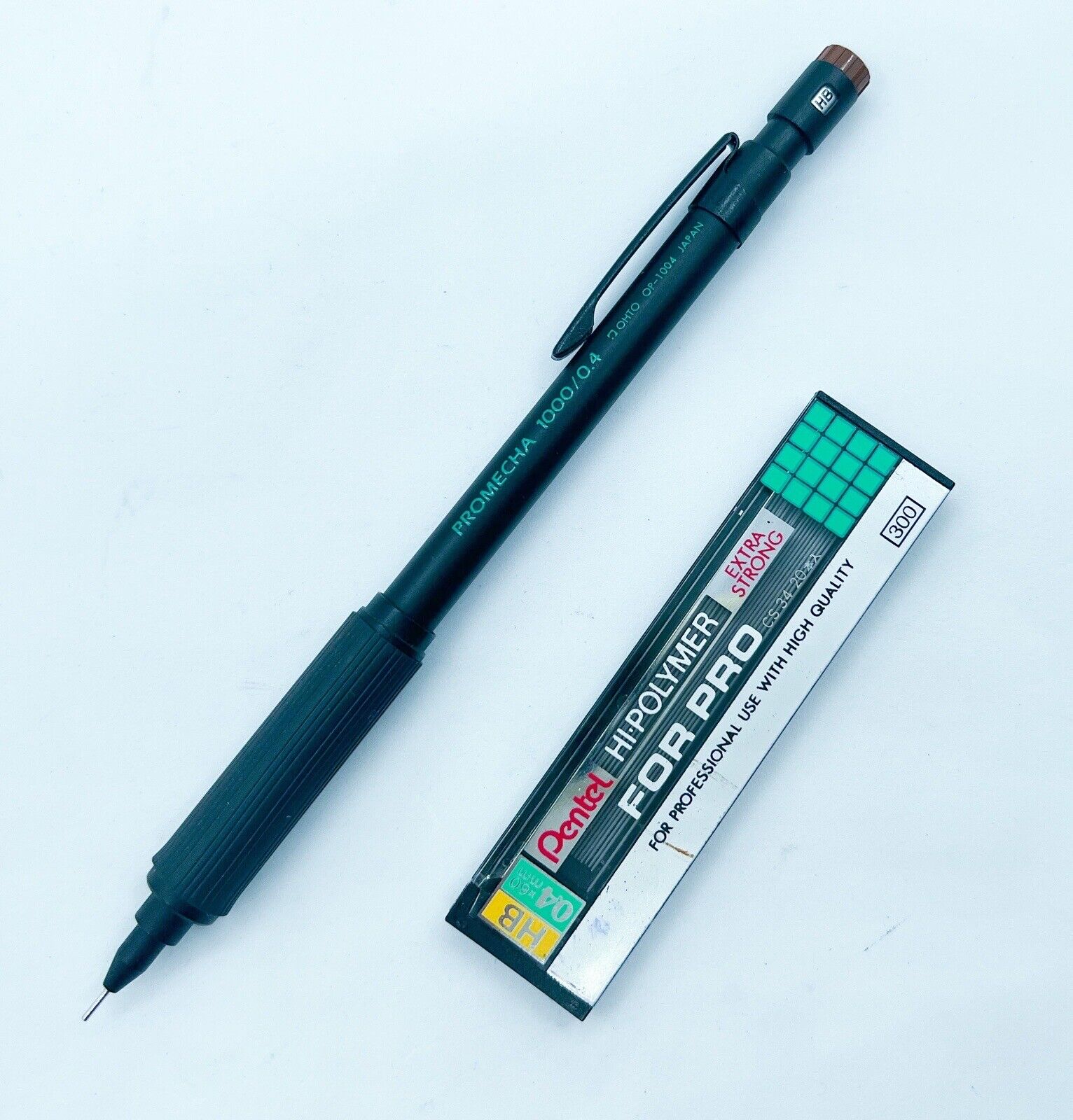 Ohto Promecha 1000 Black Vintage Mechanical Pencil 0.4mm