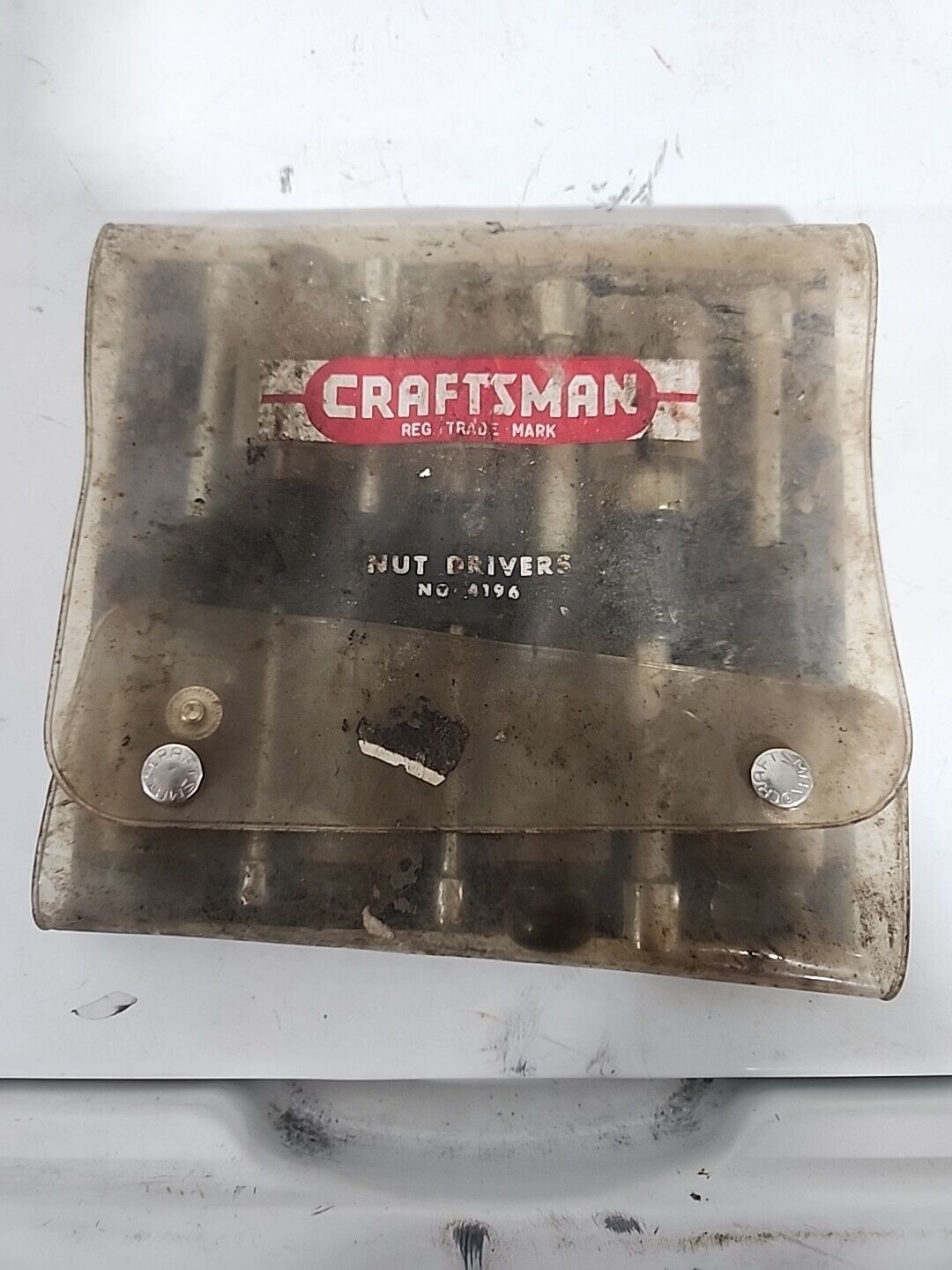 Craftsman No. 4196 7 Pc Nut Driver Set 3/16 To 1/2  W/Pouch VGC