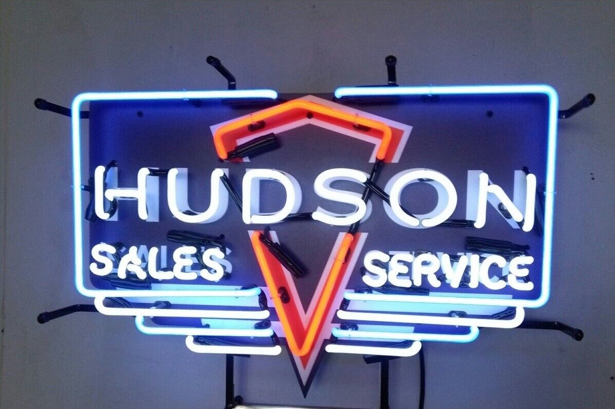 New Hudson Sales Service Beer Neon Light Sign 24\