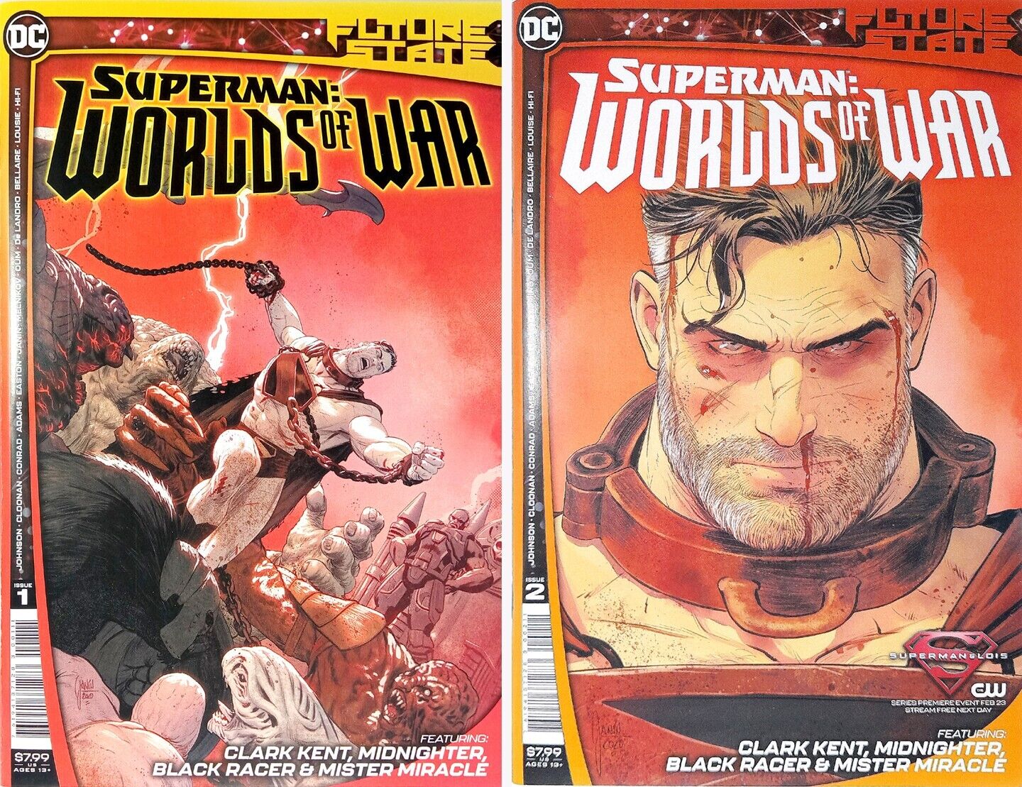 Future State Superman Worlds of War #1 & #2 (2021) DC Comics   SET OF 2