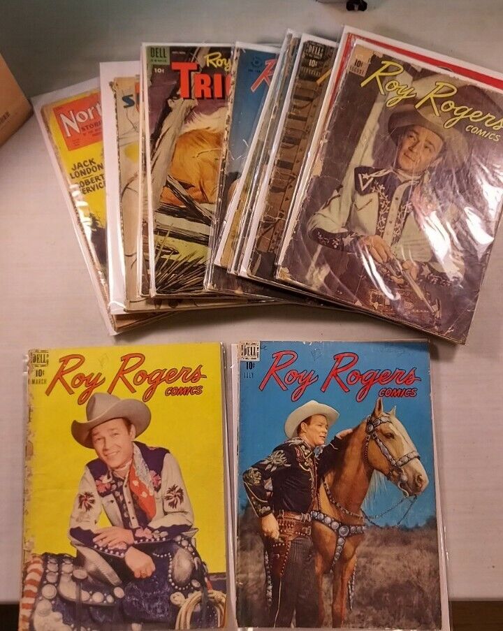 Roy Rogers Comics - Trigger - Tim Tyler **Western themed** 15x Comics 