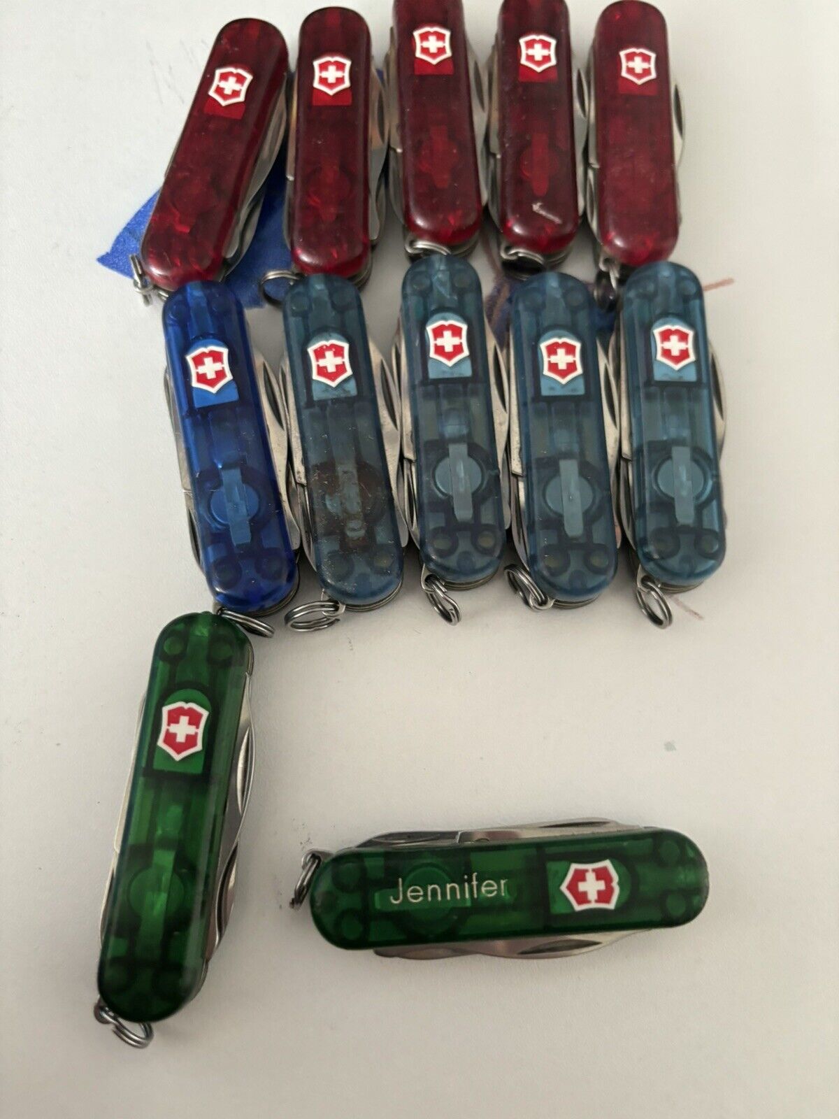 lot of 12 Victorinox Midnight Manager Rambler Swiss Army 58MM multi color