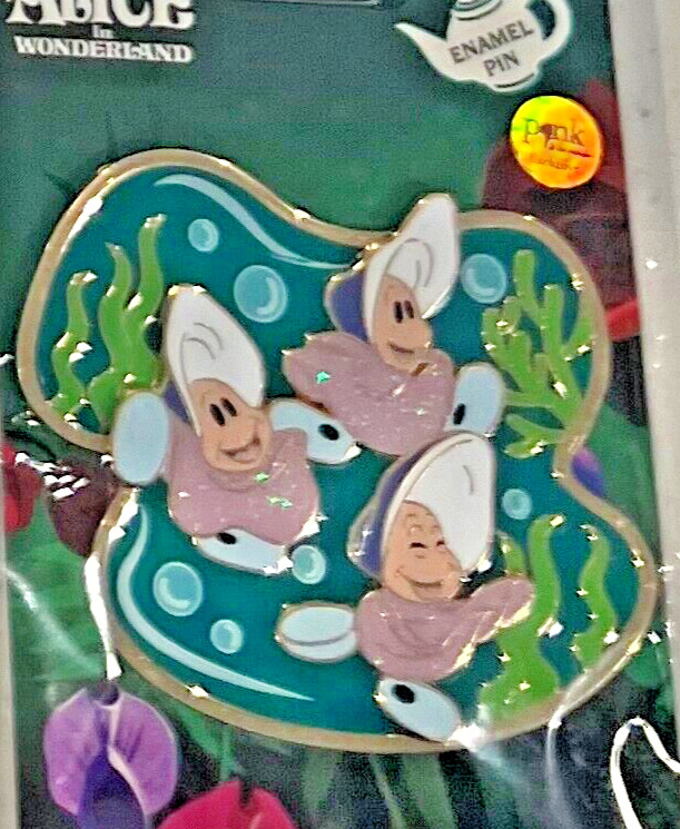 Disney Baby Oysters Alice In Wonderland Series Pink a la Mode PALM  Pin LE 300