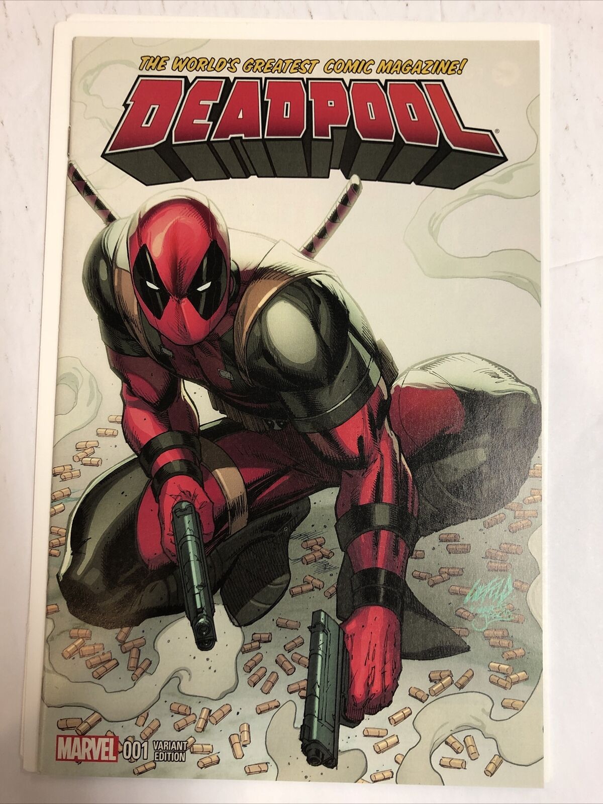 Deadpool (2016) # 1 (VF/NM) Liefeld Comicbook.com Variant Cover