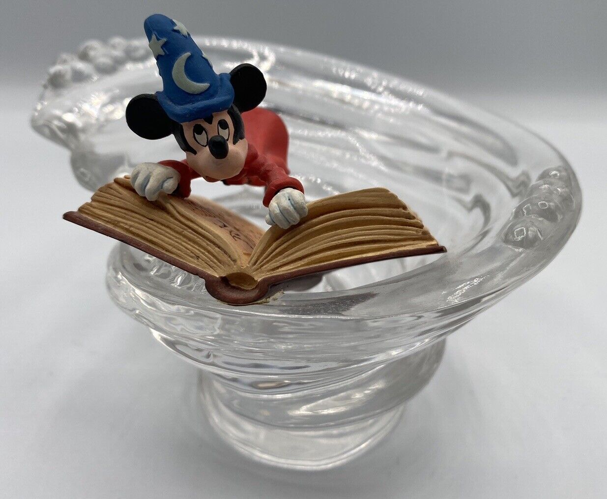 Vintage Disney Fantasia Sorcerer Mickey & Magical Book Franklin Mint