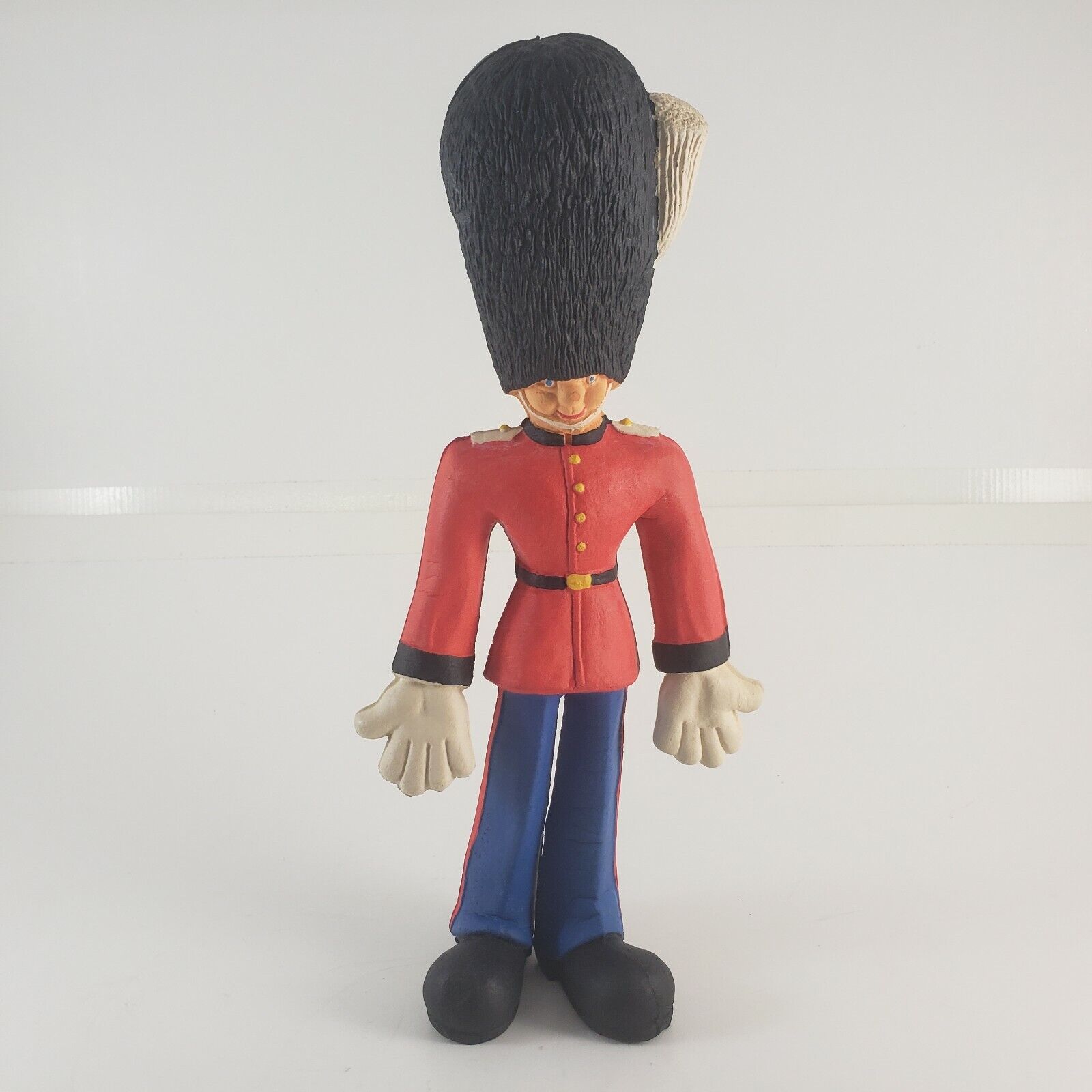 Toy Soldier Bendy Vintage Made England Rubber British Guard London Palace RARE