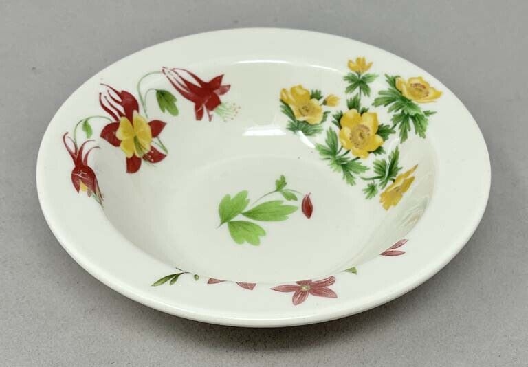 GREAT NORTHERN RY MOUNTAINS & FLOWERS CEREAL BOWL