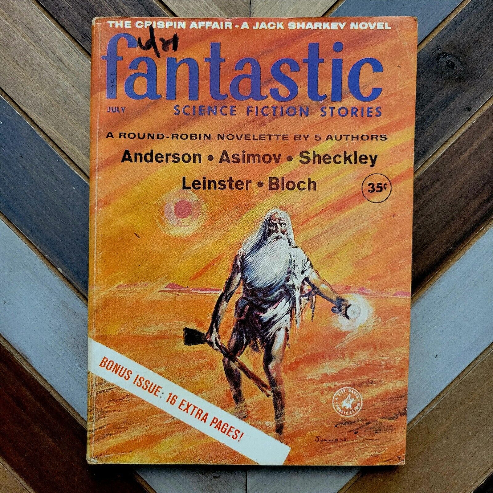 Fantastic Vol.9 #7 FN (July 1960) Asimov | Moskowitz | Sheckley | Sci-Fi Pulp