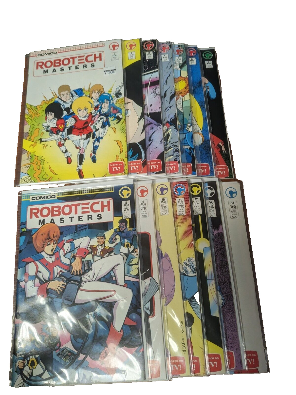 Robotech MASTERS 1 - 23 Lot Complete Run 1985 - Comico