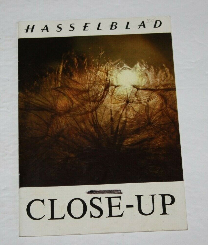 Vintage Camera Brochure Hasselblad Close-Up Photography