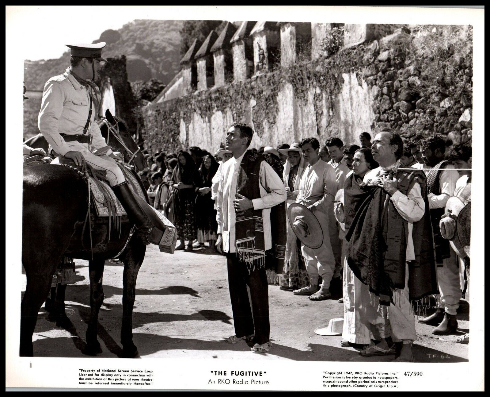 Henry Fonda  in The Fugitive (1947) PORTRAIT ORIGINAL VINTAGE PHOTO M 69