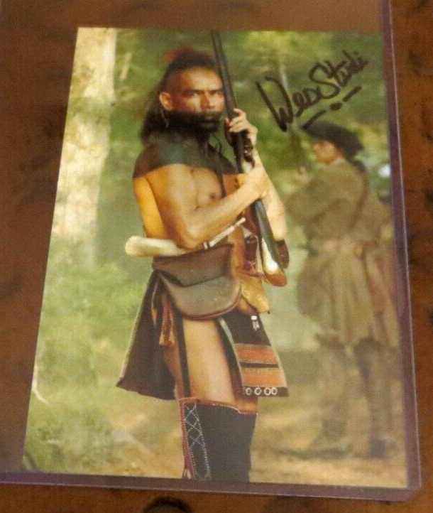 Wes Studi signed autographed photo Magua in The Last of the Mohicans 1992