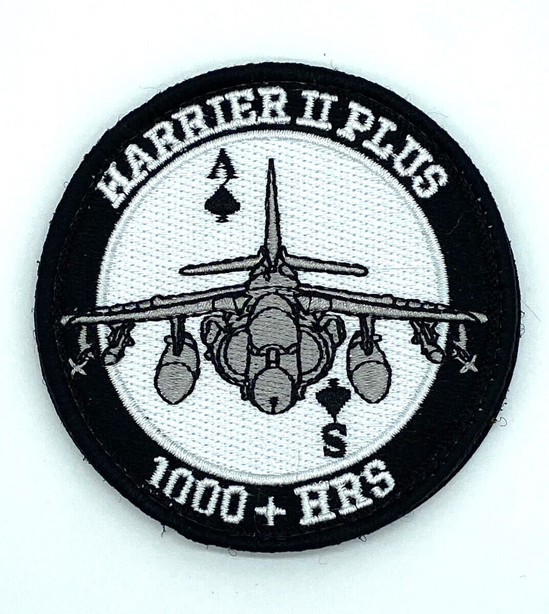 VMA-231 Ace of Spades AV-8 Harrier 1000+ Hours Shoulder Patch –  With Hook and
