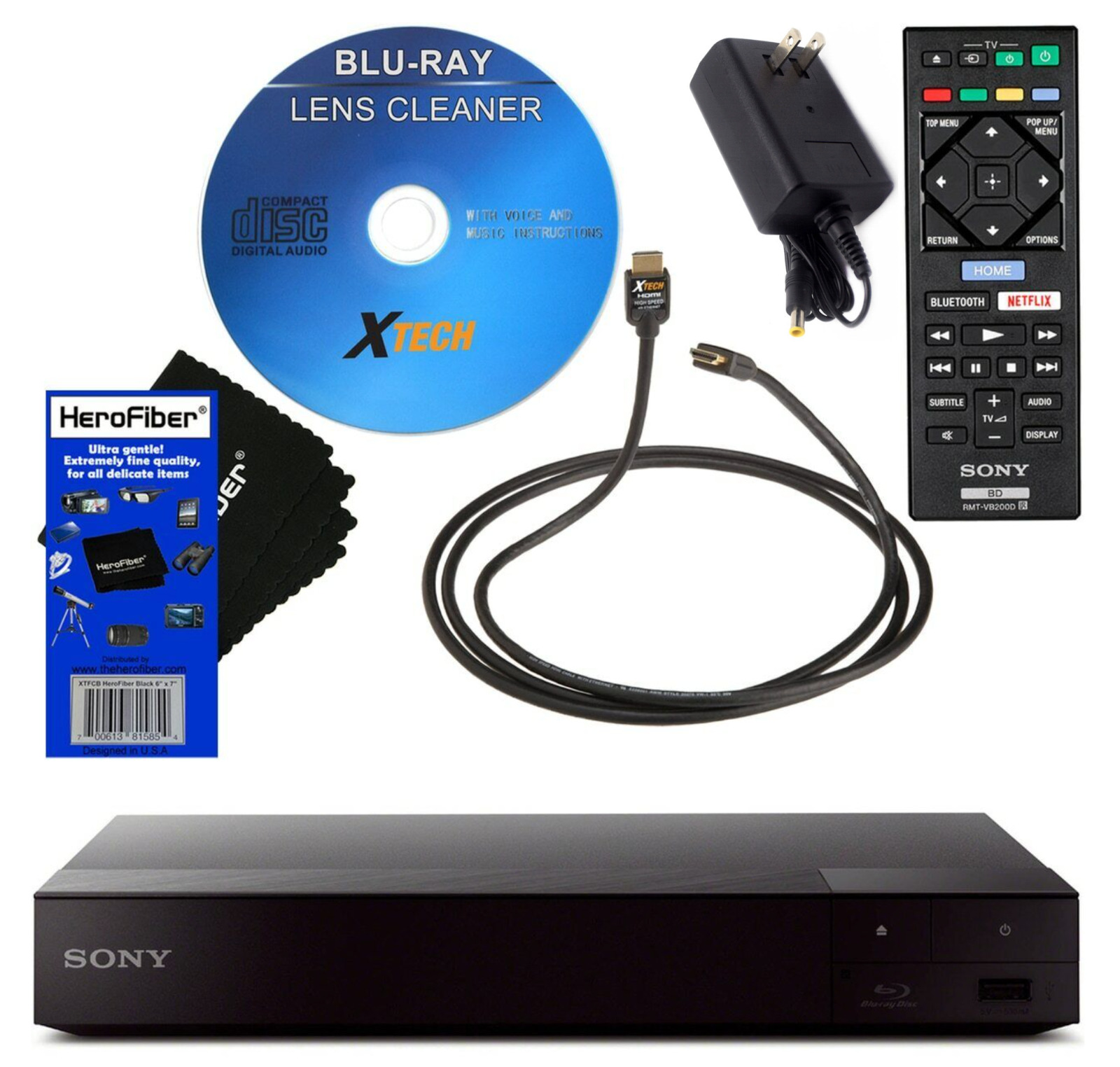 Sony Smart 3D 4K UHD Upscaling Blu-Ray DVD Player w/ WiFi & Bluetooth | BDPS6700