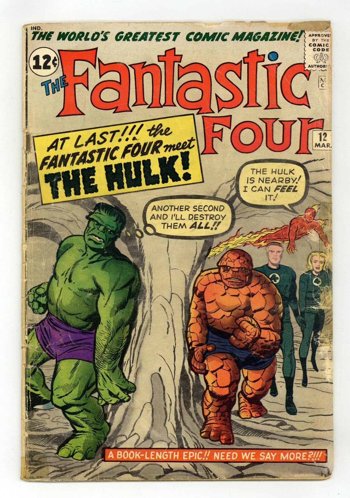 Fantastic Four #12 GD 2.0 1963