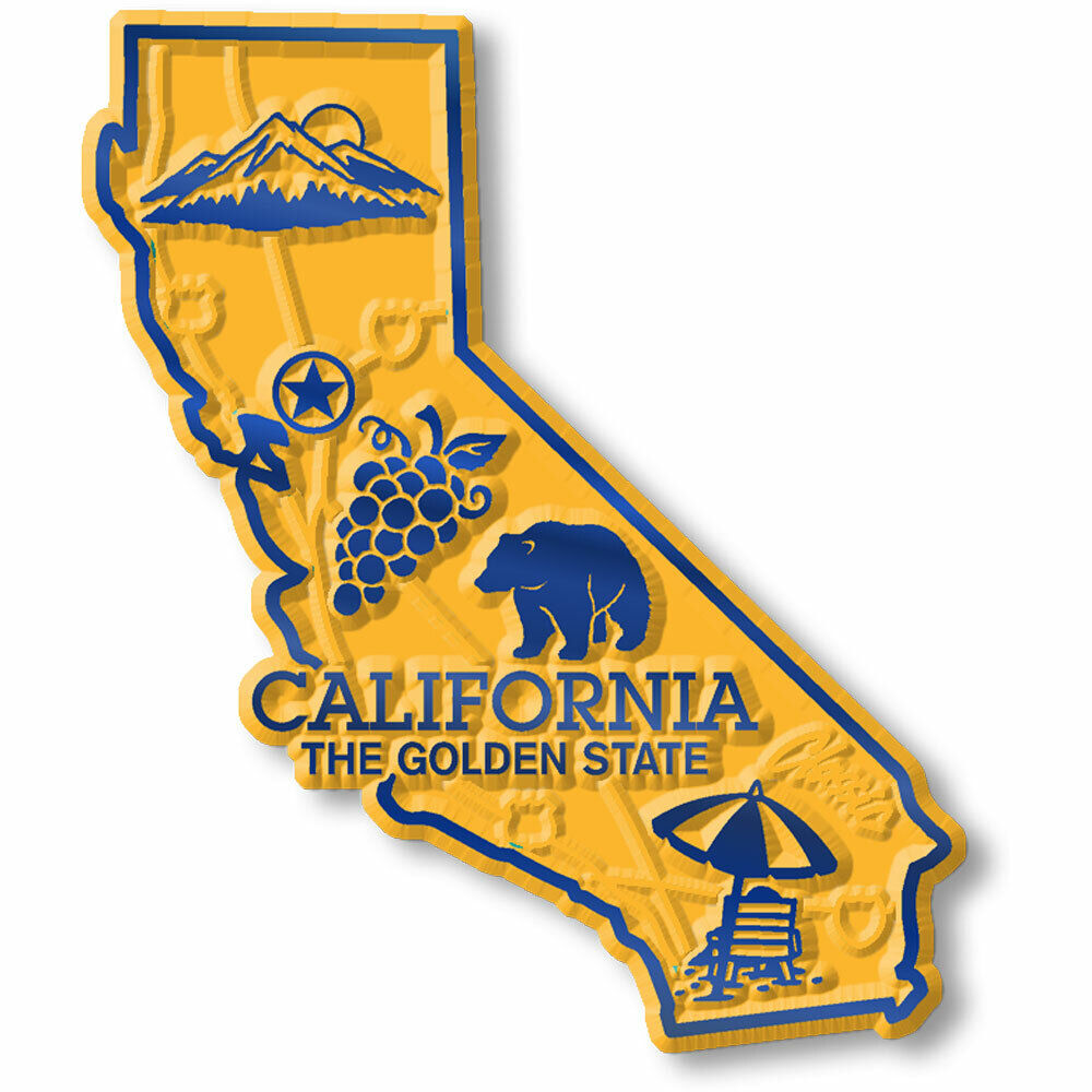 California Small State Magnet by Classic Magnets, 2.1\