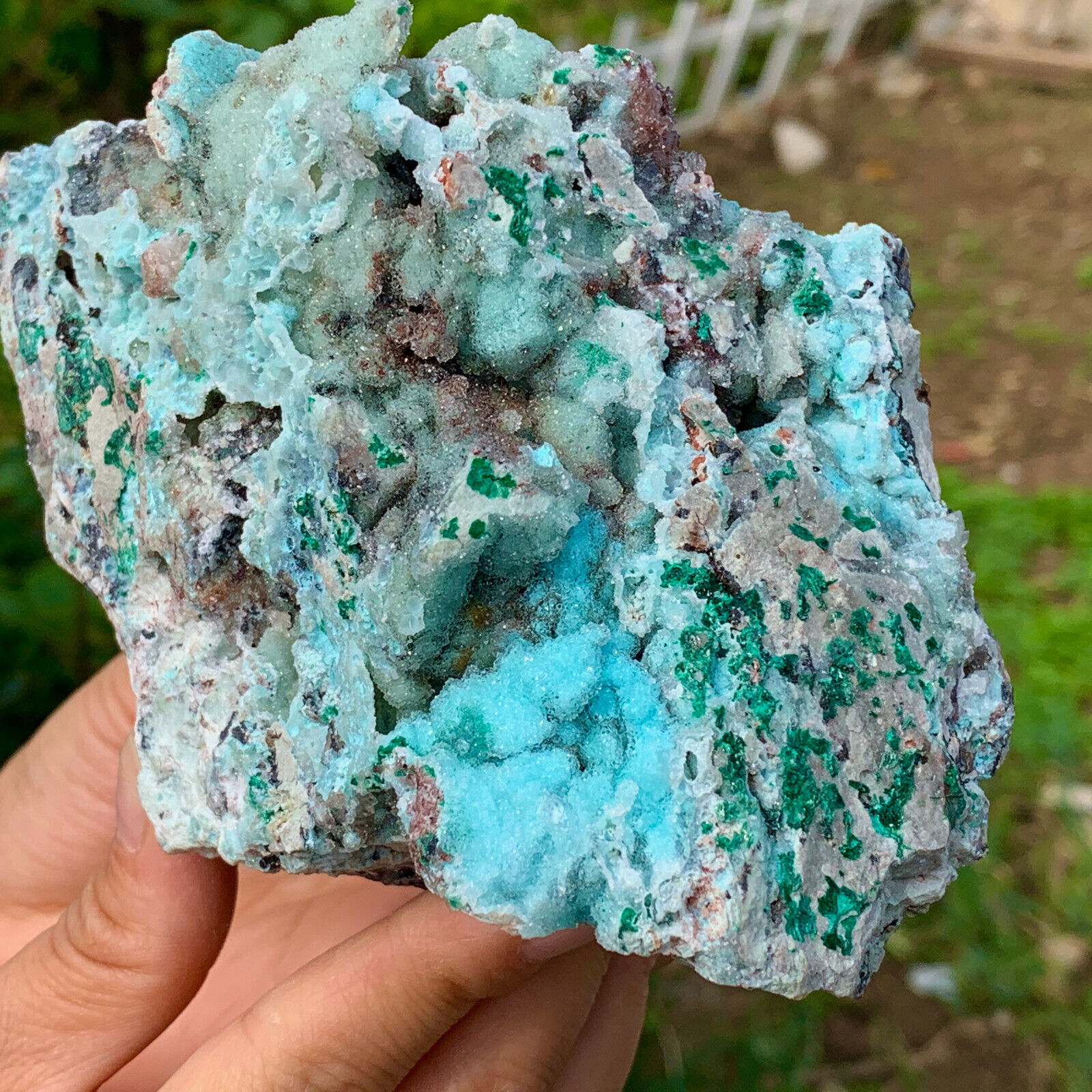 1.98LB Natural Beautiful Cobalt Calcite Crystal Rare MineralSpecimen Congo