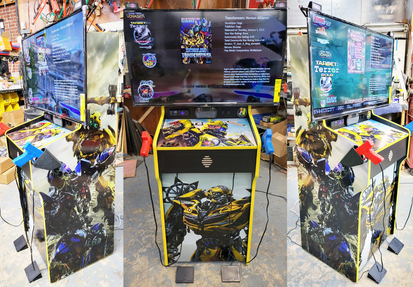 Transformers MULTICADE SHOOTER Arcade Game Multi Full Size NEW 240 Games 42\