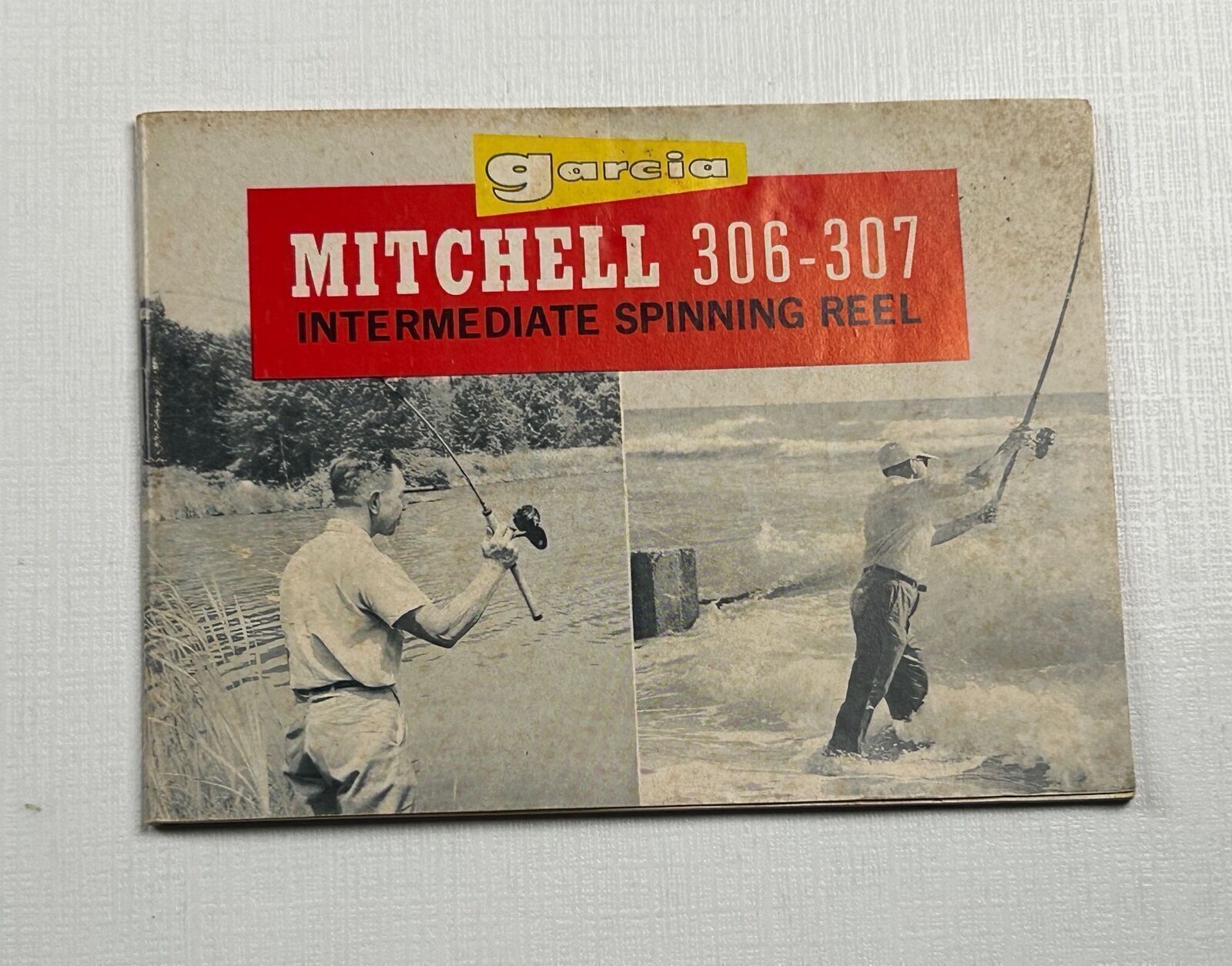Vintage Fishing Garcia Mitchell 306-307 Intermediate Spinning Wheel 
