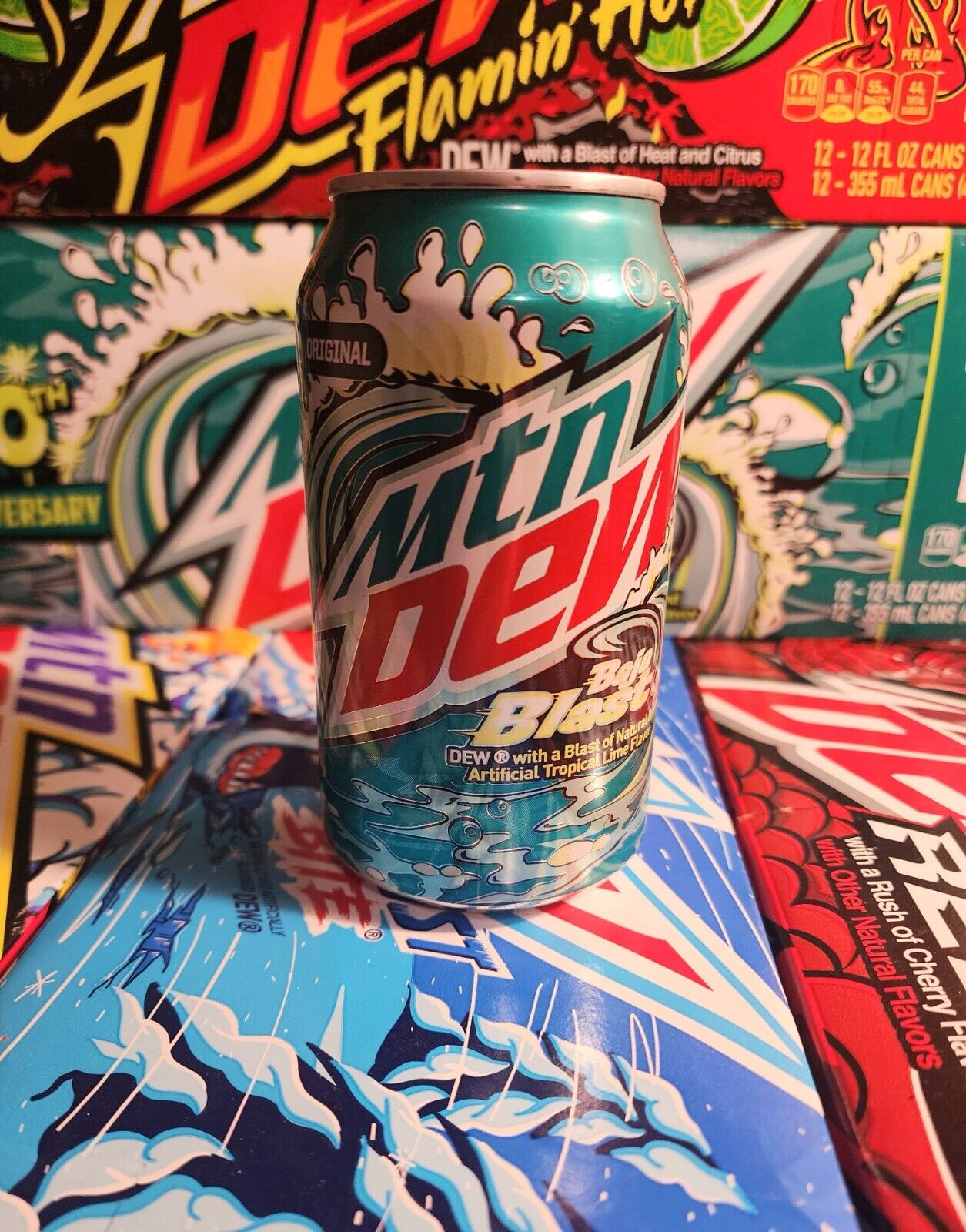 Mix & Match Mountain Dew Limited Edition Various Flavors Unopened 12 oz Can MTN