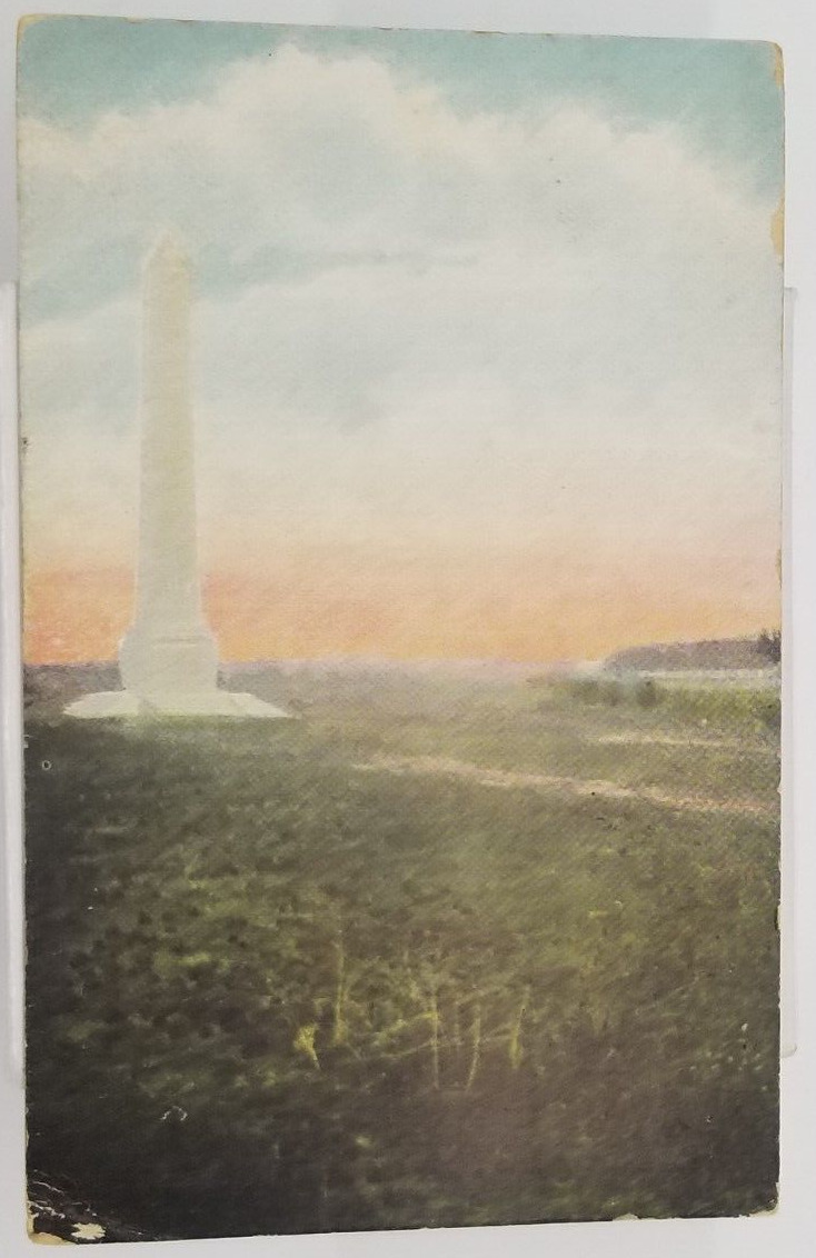 1914 U.S Government Monument Marsh View Jamestown Virginia Antique Postcard