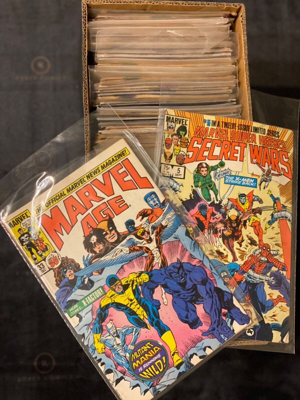 1970s-Present 100 COMIC BOX. Mainly Marvel and DC AT LEAST 1 First Appearance