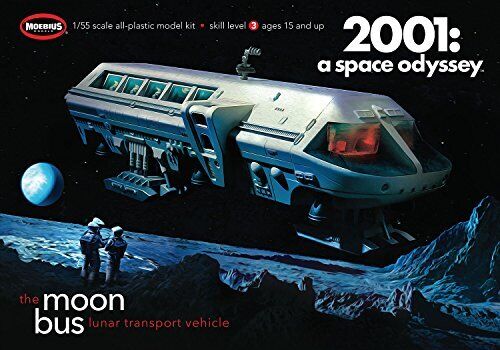 Moebius 2001 a space odyssey Moon Bus 1/55 Scale Model Kit MOE2001-1R