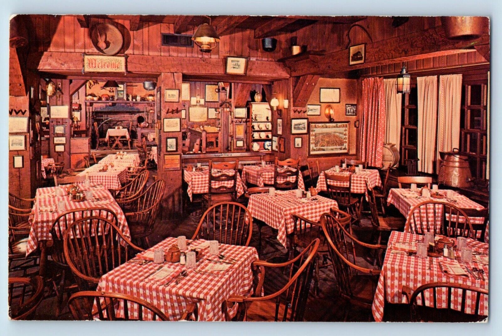 Harrisburg Pennsylvania PA Postcard Penn Harris Hotel Interior Restaurant c1960