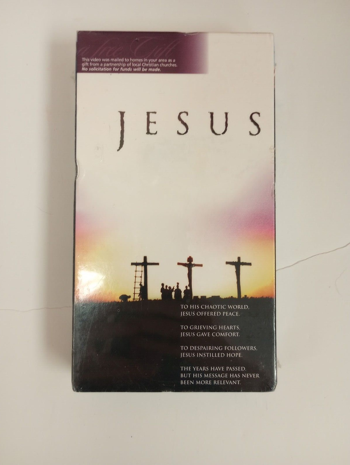 Jesus Special Edition VHS Tape Brian Deacon Jesus Video Project America SEALED
