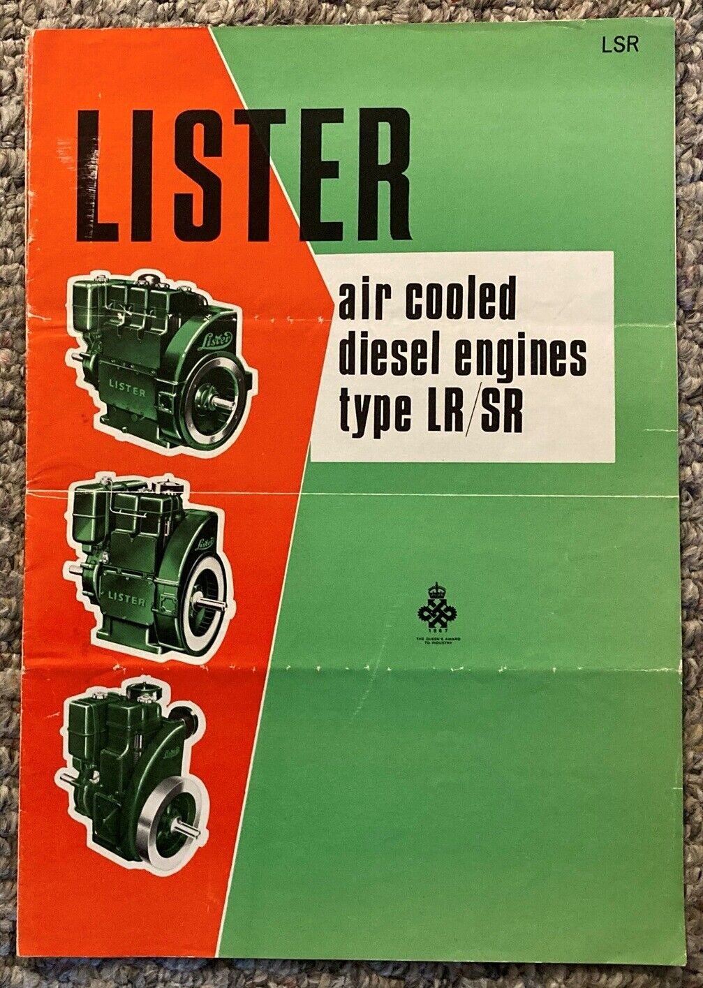 LA146 Lister Petter Diesel Engine Air Cooled LR1 SR1 LR2 SR2 SR3 Sales Brochure