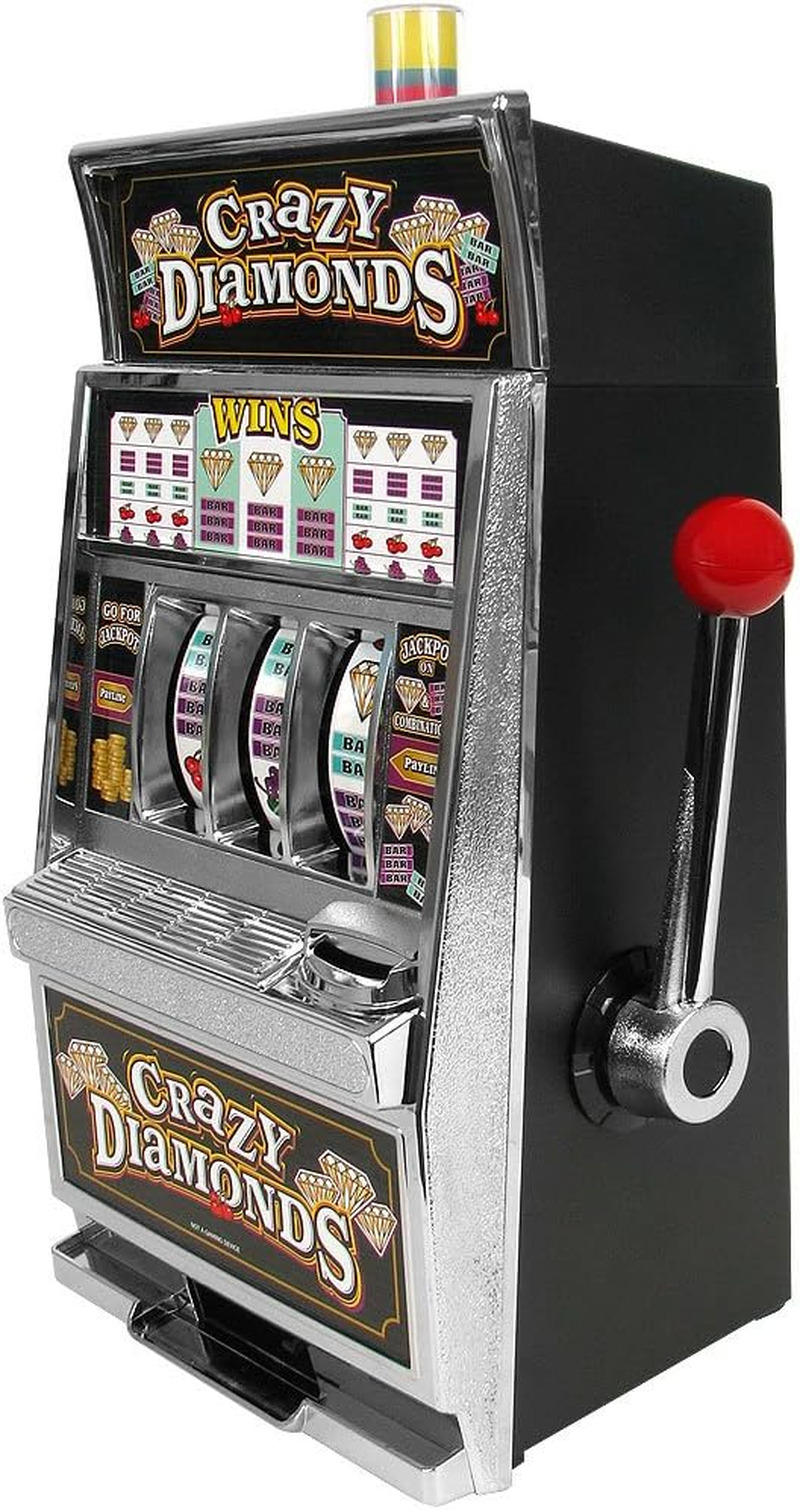 Slot Machine– Las Vegas Slot Machine with Casino Sounds, Flashing Lights, 98%...