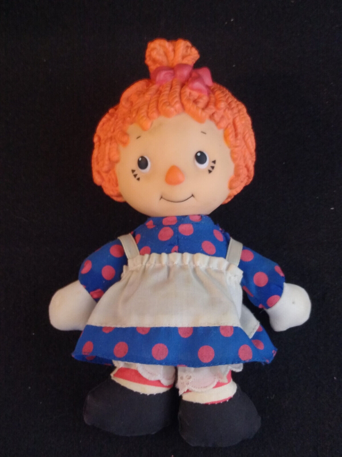 Vintage Raggedy Ann Doll Macmillan Plush Body Vinyl Face Little Raggedys 1991 