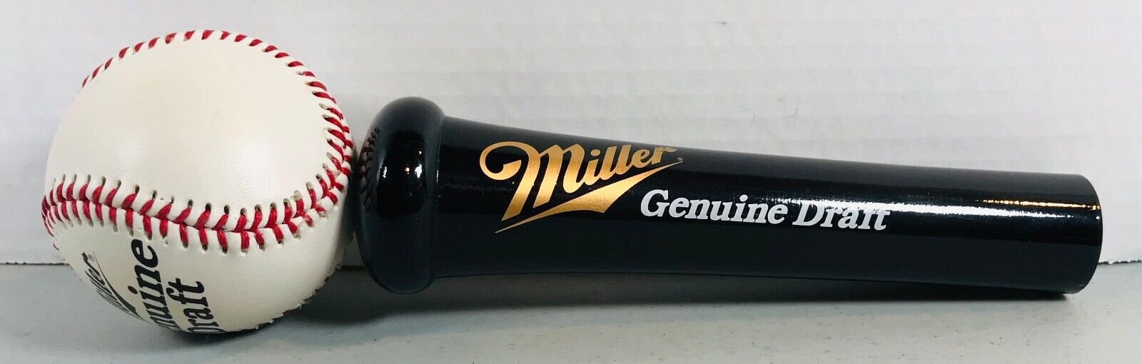Miller Genuine Draft Beer Tap Handle - Baseball on Bat