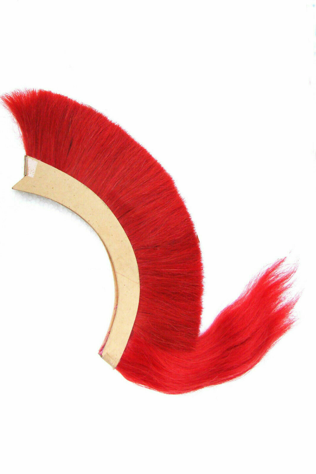 RED PLUME RED CREST BRUSH Natural Horse Hair For ROMAN HELMET ARMOR New