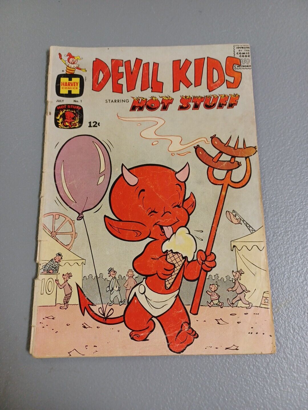 Devil Kids Starring Hot Stuff #1 LOWER GRADE VG 1ST ZOOKY 1962 Harvey