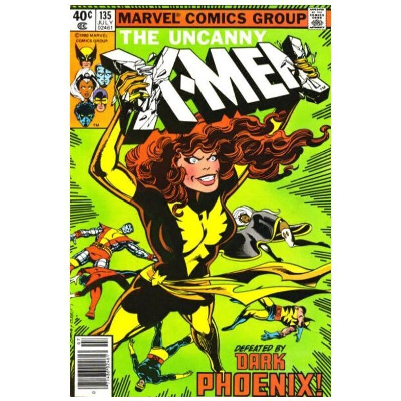 X-Men (1963 series) #135 Newsstand in NM minus condition. Marvel comics [e`