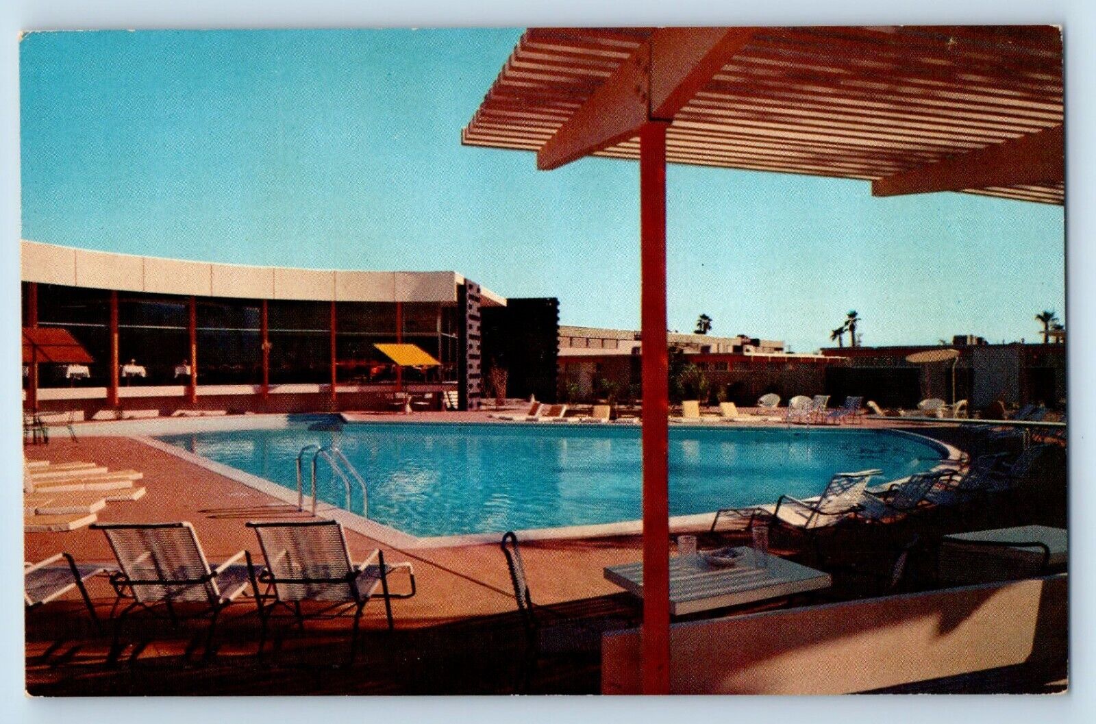 c1960s Gene Autry\'s Cotillo Lodge Palm Springs Motel Hotel CA Vintage Postcard