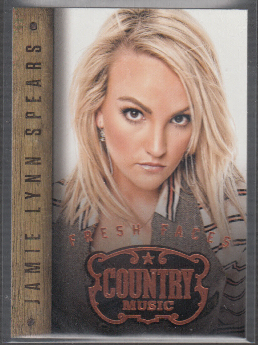 JAMIE LYNN SPEARS 2014 Panini Country Music Fresh Faces #4 Insert First Card