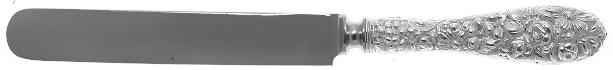 Kirk Stieff Stieff Rose  Blunt Hollow Knife with Bolster,Full Repousse 7756152