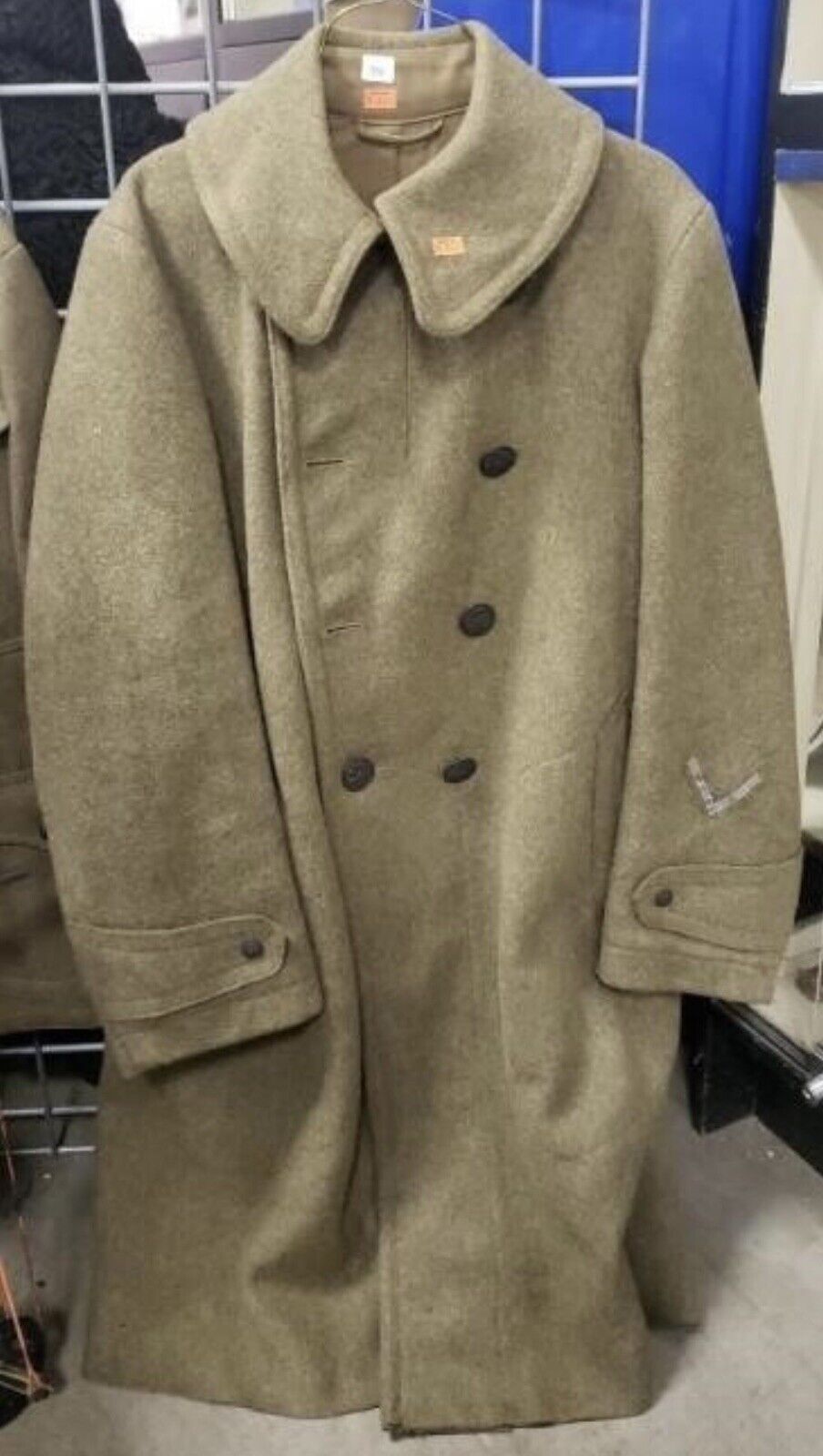 WWI US army M1917 Doughboy Trench Overcoat