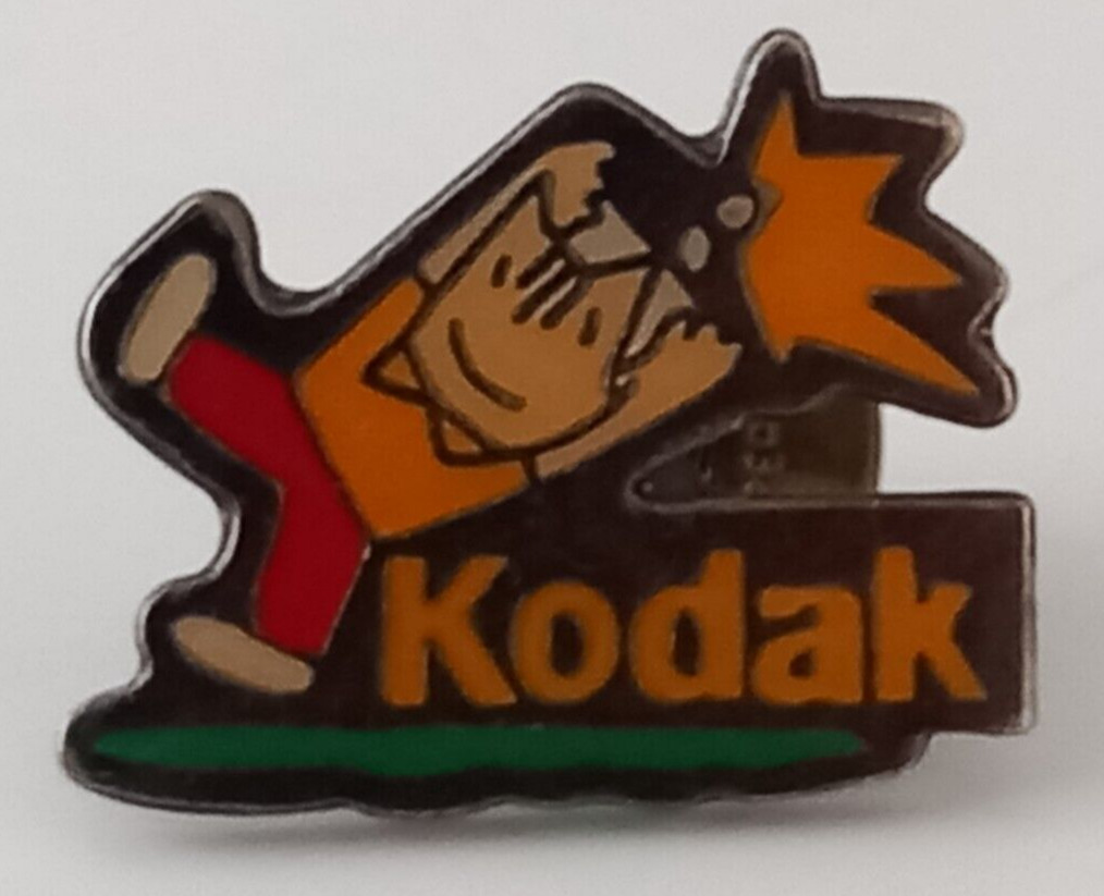 Vintage Kodak Metal Pin Badge Photography Film