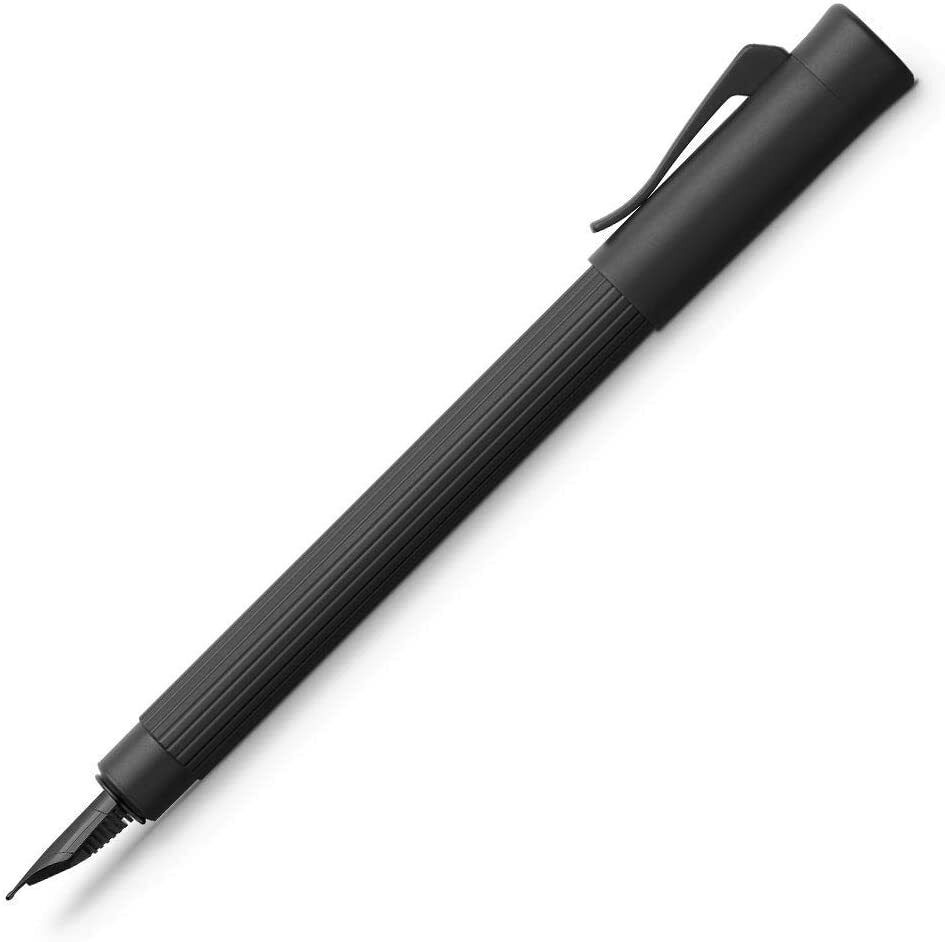 Graf von Faber-Castell Tamitio Fountain Pen in All Black - Fine Point - NEW