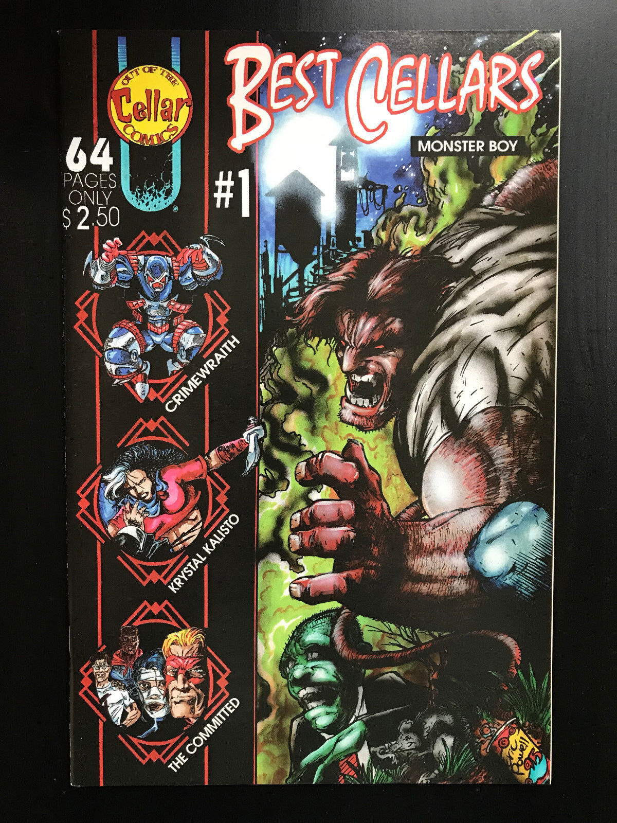 Best Cellars #1 First Printing 1995 Comic Book. Goon NM Condition