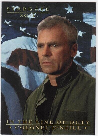 Stargate SG-1 Season 6 IN THE LINE OF DUTY - O\'NEILL Insert CO7