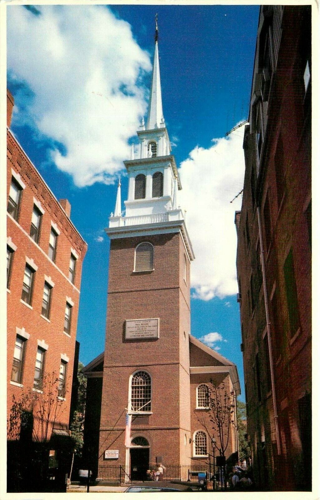 Old North Church Salem St Boston Massachusetts MA Postcard