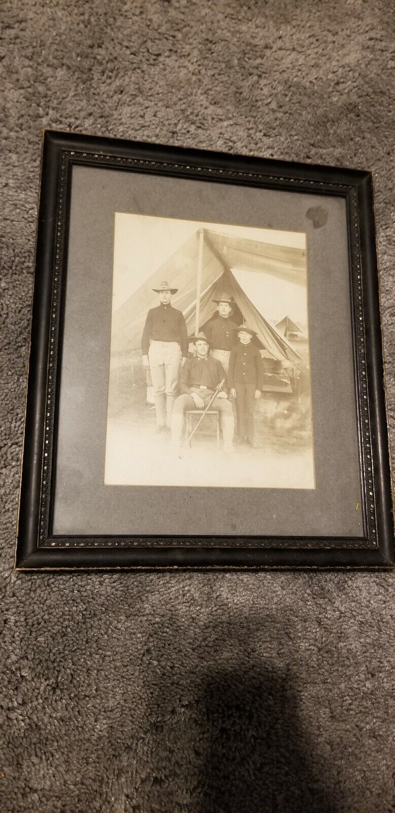Antique 1889 PA 13th NATIONAL GUARD SCRANTON WATRES U.S. Military Photograph